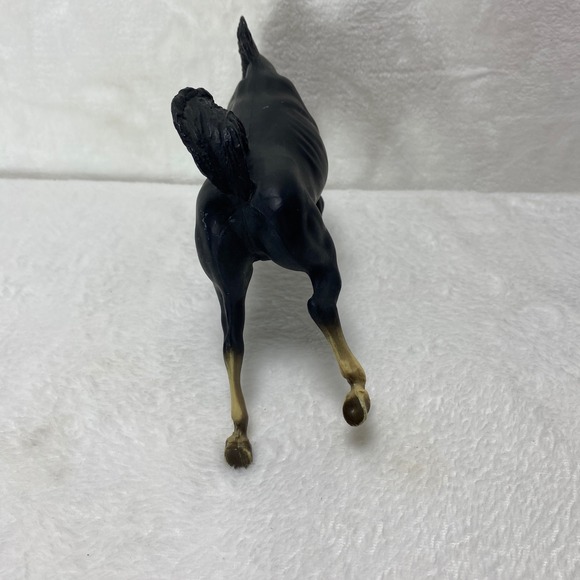 VTG Breyer Bucking‎ Bronco Model #190 Horse Black Stallion Cowboy Cowgirl Rodeo - Picture 4 of 14